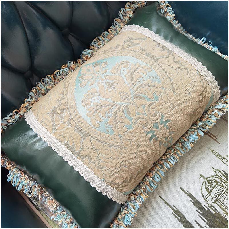 沙发抱枕腰枕靠枕欧式客厅枕头抱枕套定制样版房抱枕靠垫长方形新