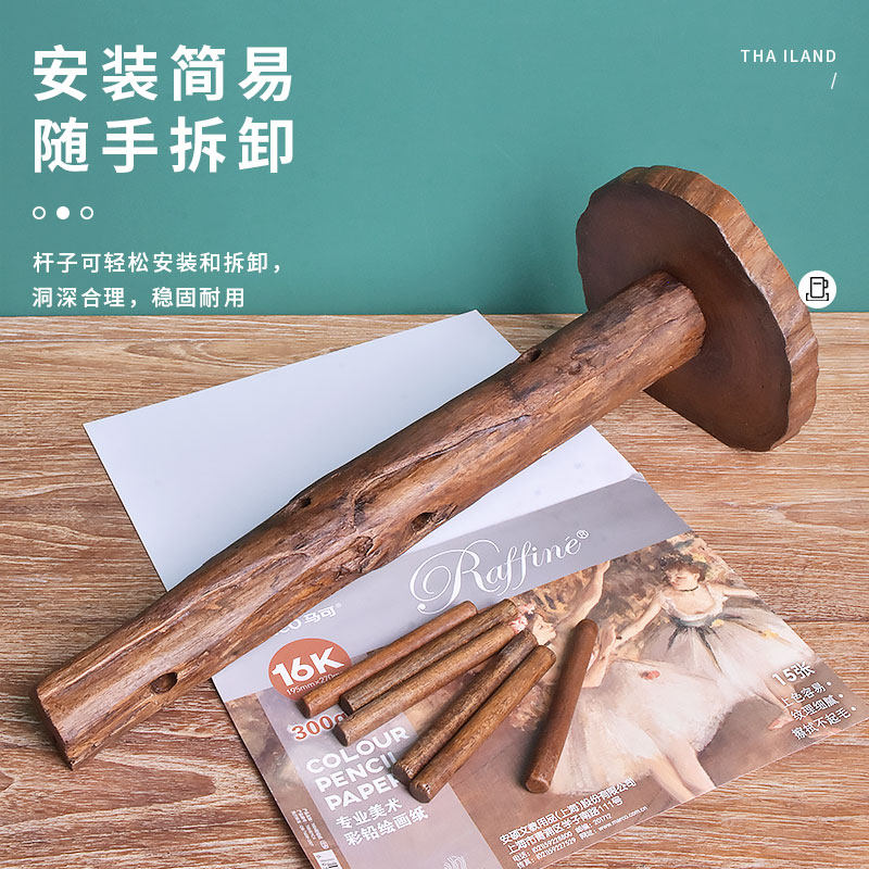 杯架柚木置物架家用沥水创意马克杯挂架子木质轻奢倒挂咖啡茶杯架