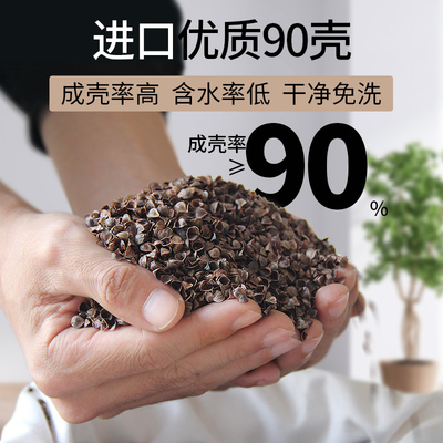 全荞麦壳枕头单人宿舍硬枕芯带枕套护颈椎荞麦皮单个装助睡眠男女