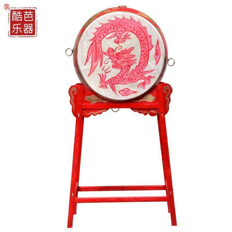 大鼓立式战鼓立式龙鼓牛皮大鼓演战鼓