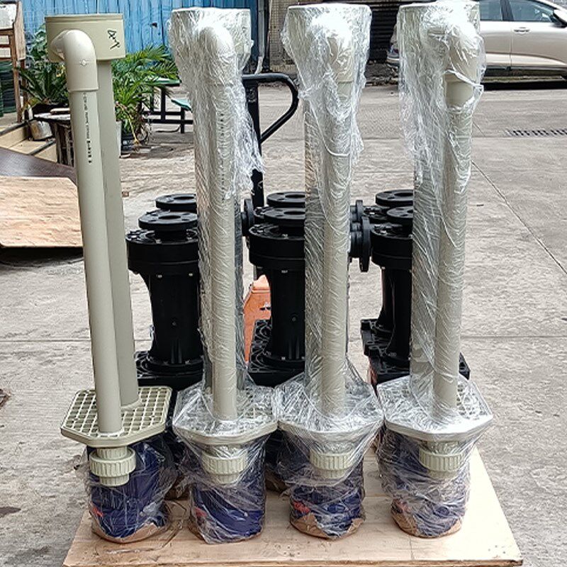 长美一体加长液下泵立式化工脱硫喷淋塔耐酸碱可空转槽内泵废气塔