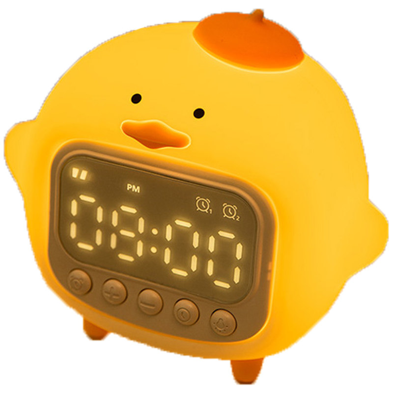 智能闹钟小夜灯一体小孩自律儿童男孩女孩强力叫醒高中生学生专用