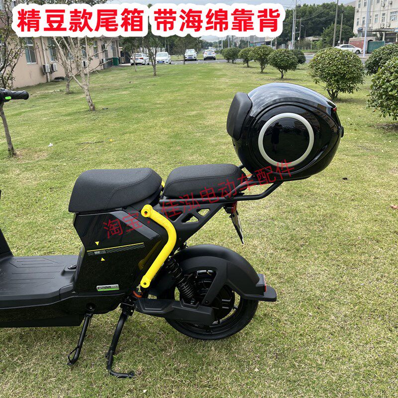 小牛F200专用ABS加厚尾箱 电动车双层储物箱附密码锁配件