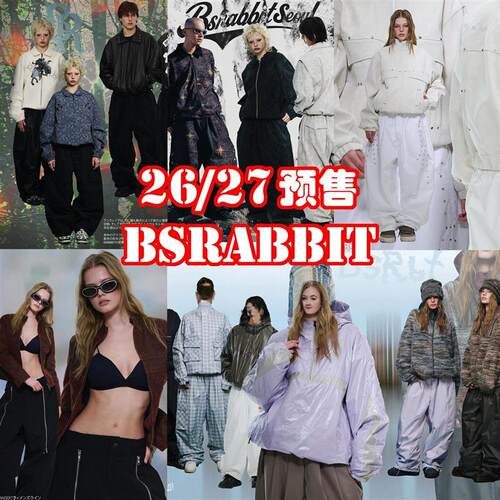 2627BSRABBIT韩国滑雪服男女款单双板卫衣防风防水上衣裤子套装