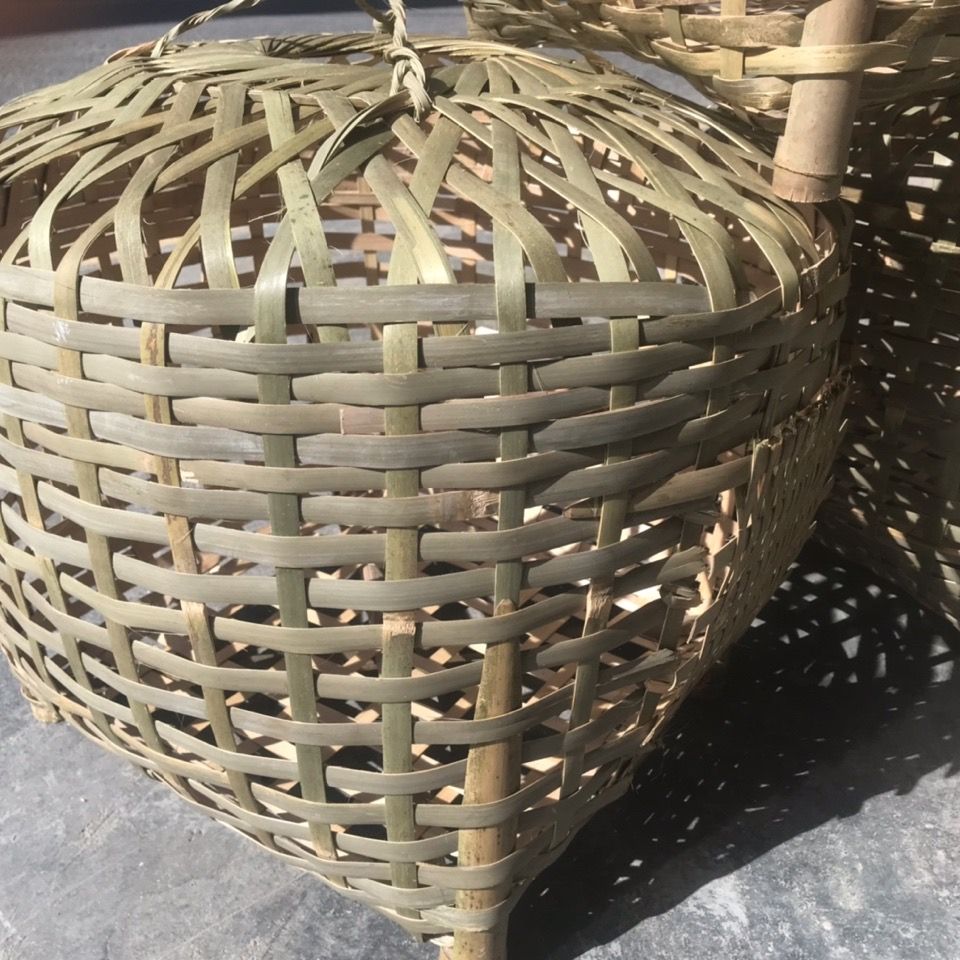 鸭笼子竹编鸡笼家用农用可用于养鸡鹅鸭猫狗各种家禽动物笼子