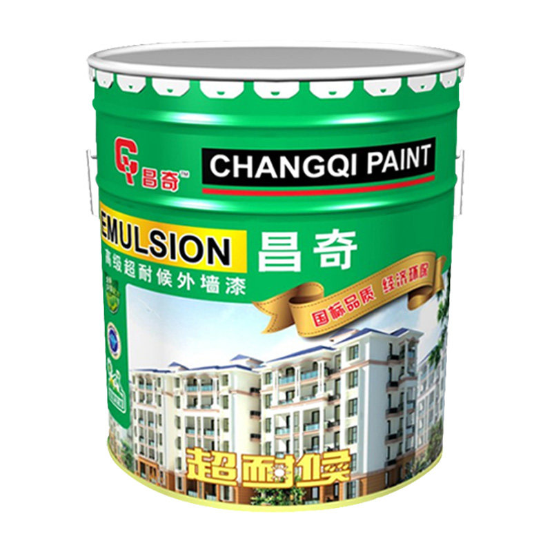 外墙乳胶漆白色彩色水漆防水防晒自刷墙漆毛坯房墙面改造防霉涂料