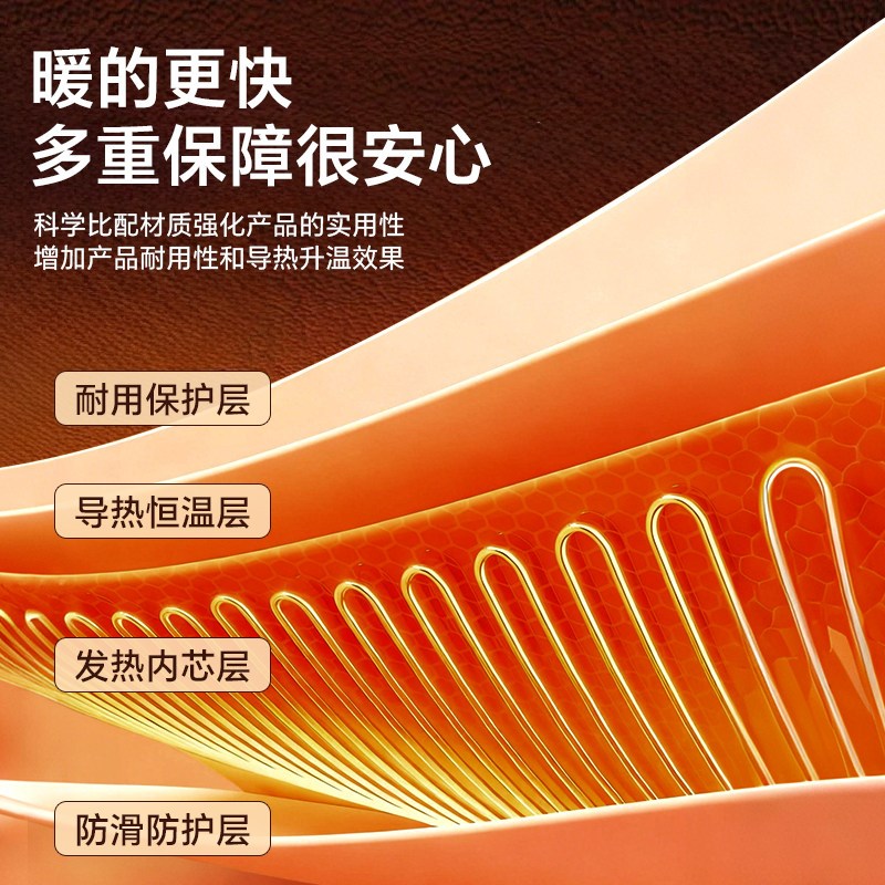 护眼学习发热桌垫书桌学生加热鼠标垫暖手垫写字垫超大桌面电热垫