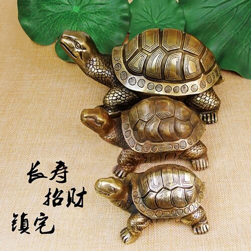 纯铜乌龟摆件长寿龟 招财龟金钱鎭宅家居饰品卧室摆件工艺品摆设