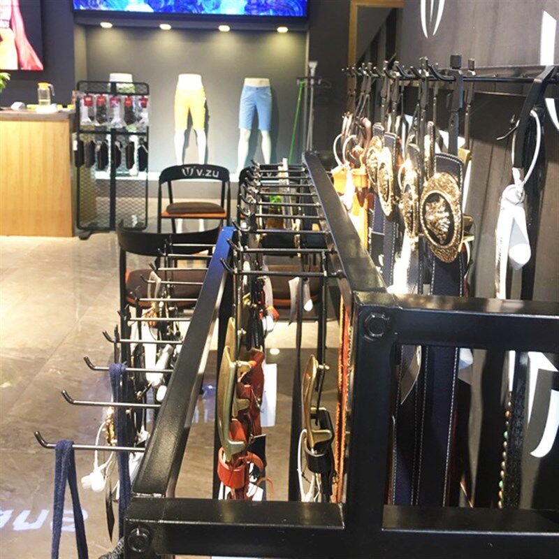 皮带架腰带展示架多功能货架服装店展示架子落地式多层领带陈列架