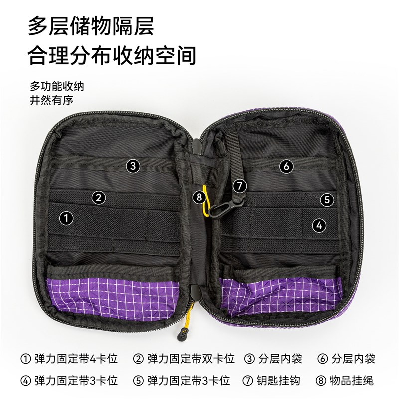 户外徒步急救包战术EDC工具收纳包便携应急医疗附件包molle小挂包