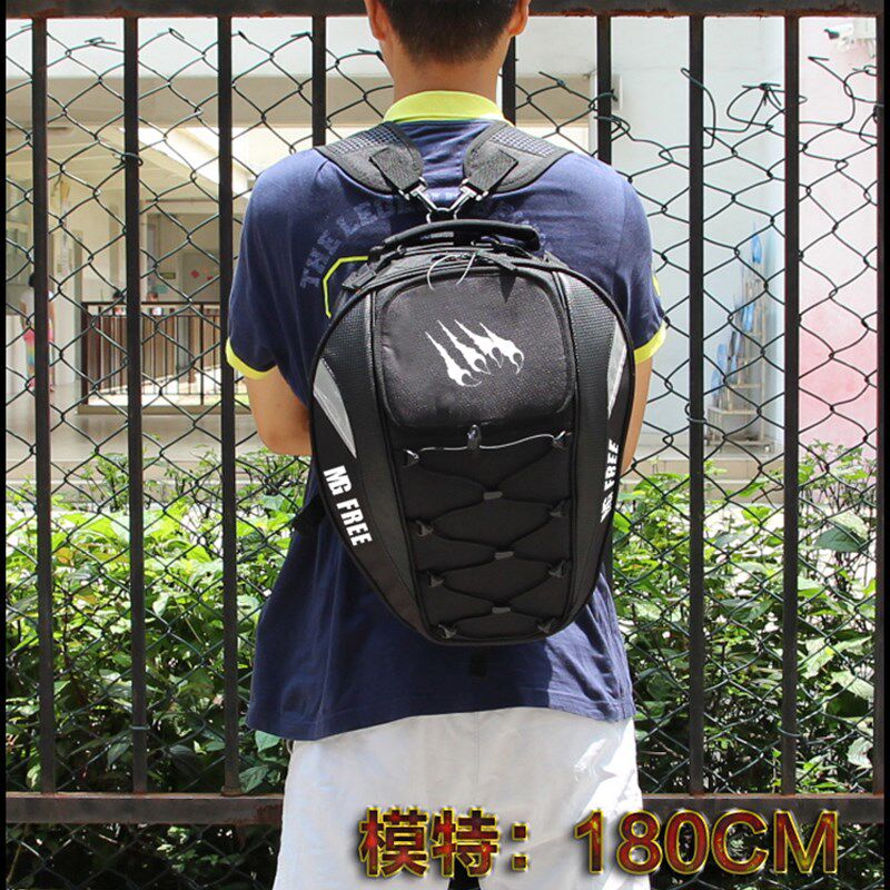 摩托车后尾包后座包双肩背包黄龙春风街车骑行多功能头盔包通用