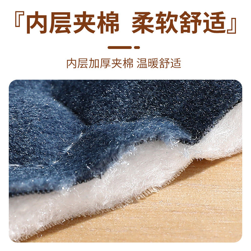 冬季摇椅躺椅坐垫靠背一体午睡垫子加厚折叠椅子懒人双人椅垫套罩