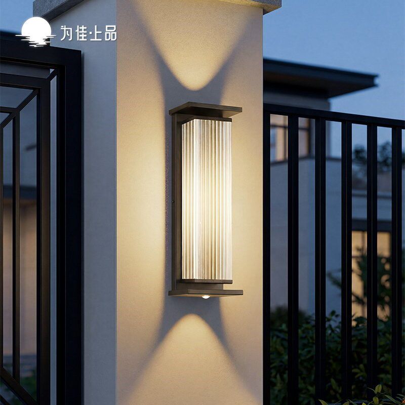 户外壁灯防水庭院别墅墙灯露台室外外墙照明柱子夜景装饰接电洗墙