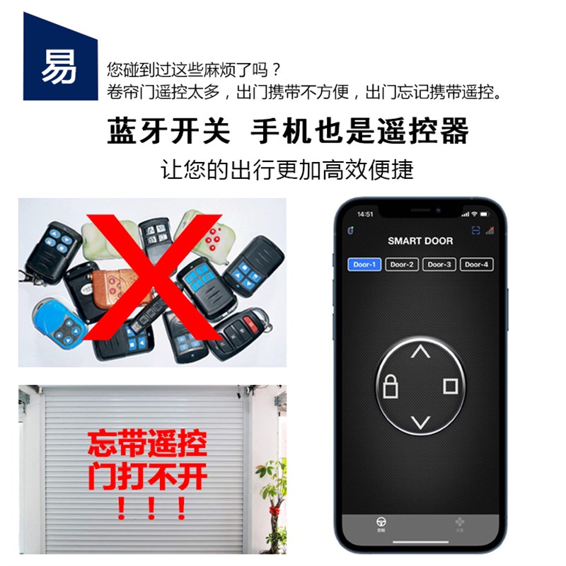DC24V电动卷帘门交直流控制器卷闸车库门遥控器电机配件储备电源