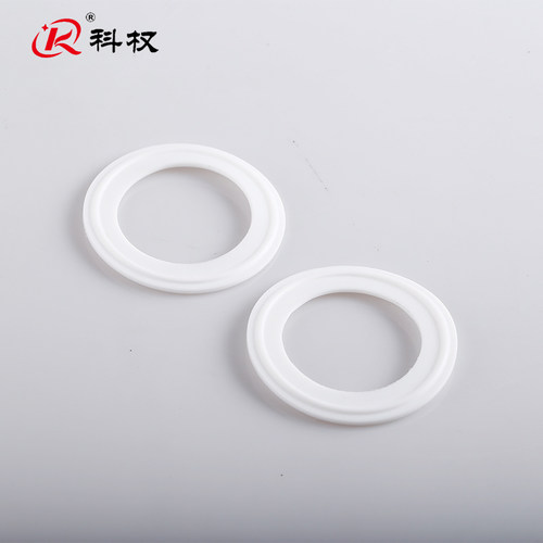 卫生级四氟垫片卡箍/快装垫/聚四氟乙烯硬垫片/PTFE密封圈不锈钢