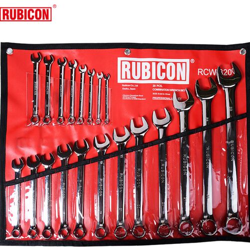 罗宾汉RUBICON 美式梅开两用呆扳手套装20支6-32mm RCW-320