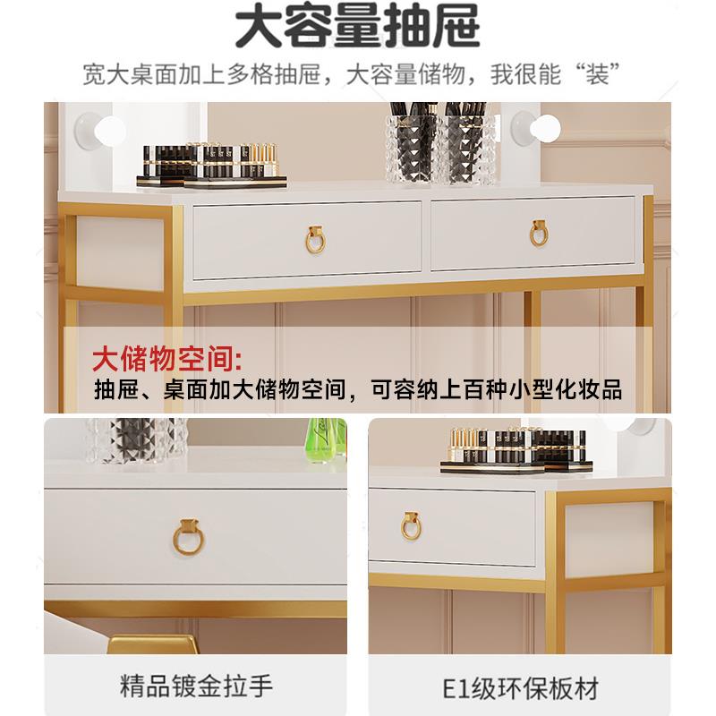 影楼化妆台带灯彩妆婚纱店专业化妆师专用化妆桌学校美容院梳妆台