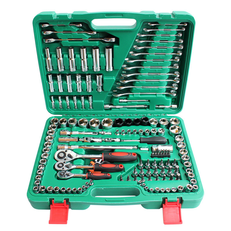 121件150件94件套筒批头棘轮扳手工具套装组合汽修车专用五金组套