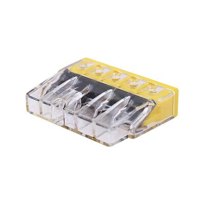 WAGO10只装2273-205接线端子分线器导线并线连接器硬线专用接线柱