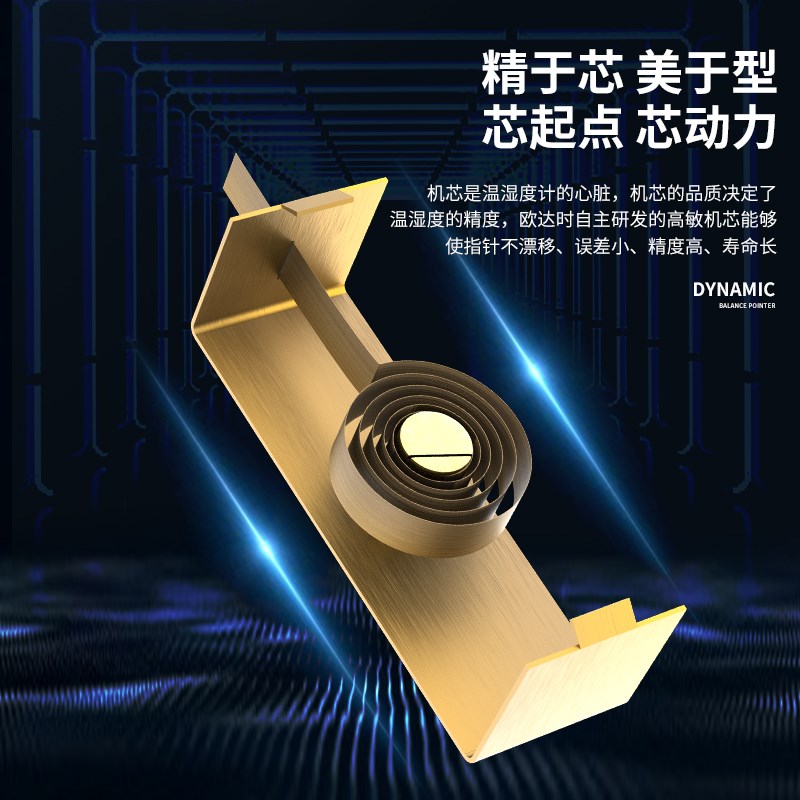 欧达时超大号30CM挂式工业温湿度计室内外仓库车间温湿度表机械式