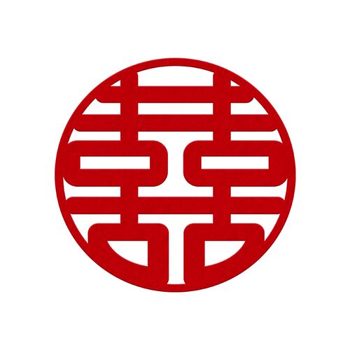 婚房布置装饰窗户窗花贴纸玻璃门静电贴结婚婚礼加厚囍字衣柜墙贴
