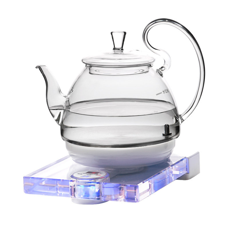 思奈尔 水晶全自动玻璃电热烧水壶恒温泡功夫茶烧水器保温透明小
