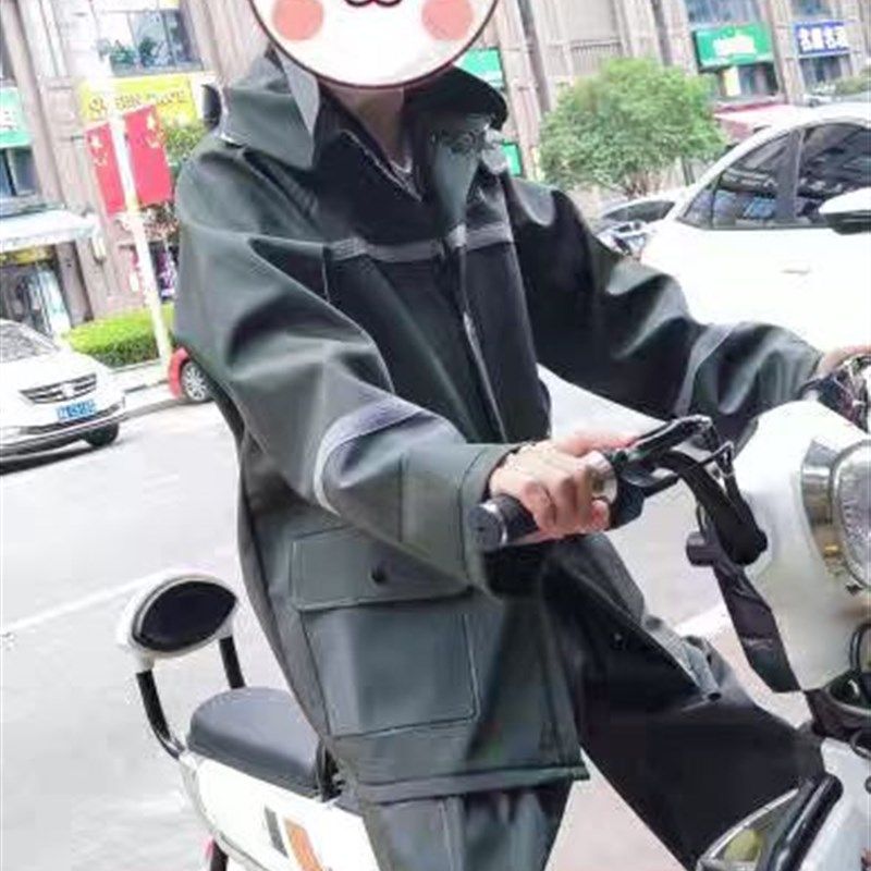 小燕子雨衣雨裤套装全身防水外卖男女成人电动车骑行分体防暴雨衣