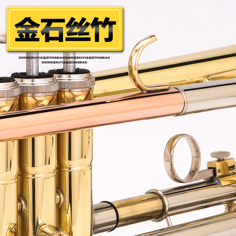梵巢乐队演奏初学儿童成人中音小号镀镍材质乐器FTR-700三色降B调