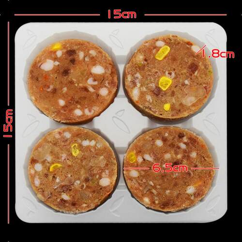 汉堡肉饼分装盒一次性烧饼牛肉饼收纳盒鲜花饼蔬菜虾饼冷冻吸塑盒