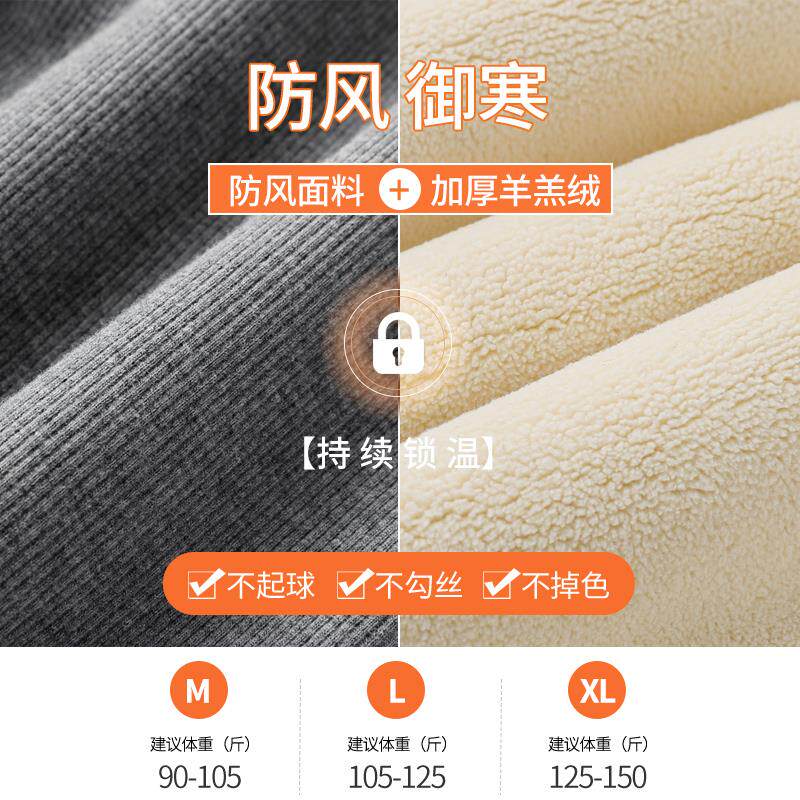 羊羔绒打底裤女大码冬季外穿加绒加厚特厚螺纹保暖棉裤绒裤不掉裆