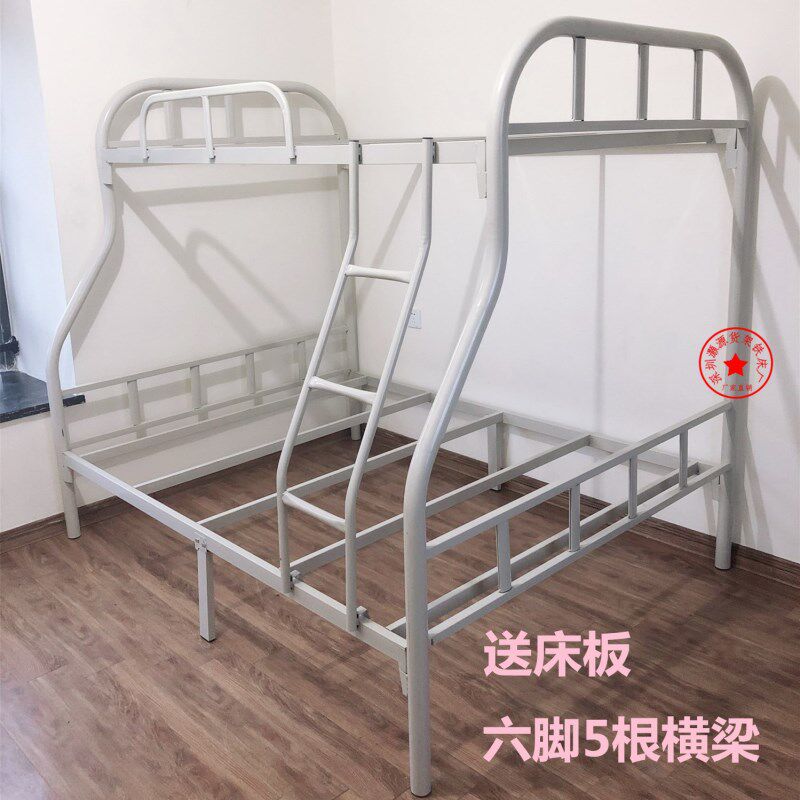 上下铺宿舍铁架高低铁床铁艺双层公寓床1.2米子母双人1.5米成人床