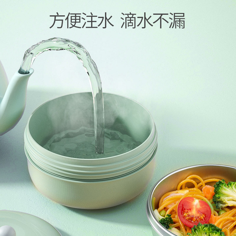 宝宝注水碗保温碗勺套装儿童辅食碗婴儿一套防摔防烫餐具吸盘碗