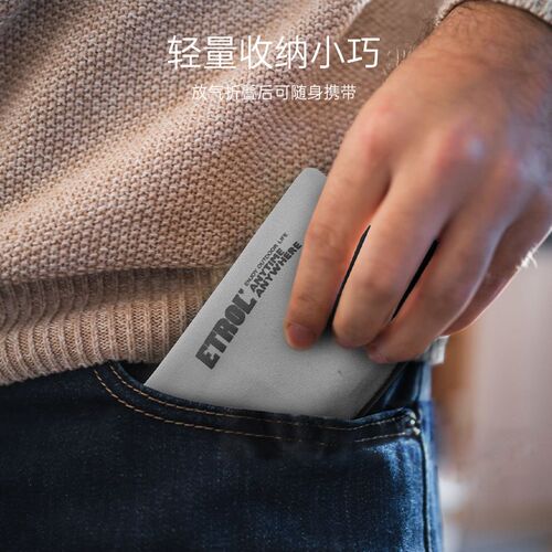 ETROL充气腰靠 韩式设计护腰垫适用办公久坐与汽车旅行 可携式腰