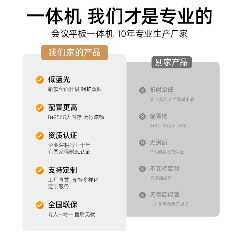 教学一体机多媒体触摸屏电子白板黑板会议平板大屏幕幼儿园教室用
