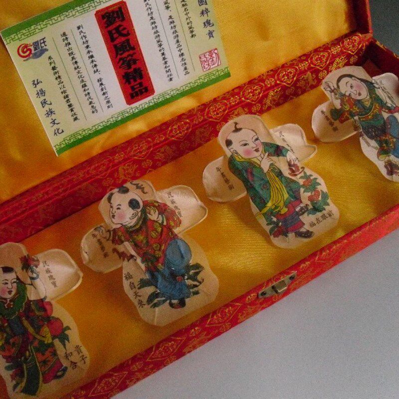潍坊观赏沙燕风筝手绘风筝精美礼盒中国风特色礼品工艺品装饰摆件