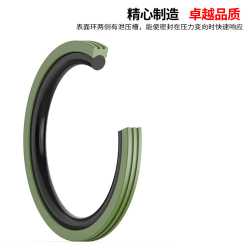 OED/OEP孔活塞用旋转/回转方形组合密封圈斯特封/格莱圈6.3/8.1