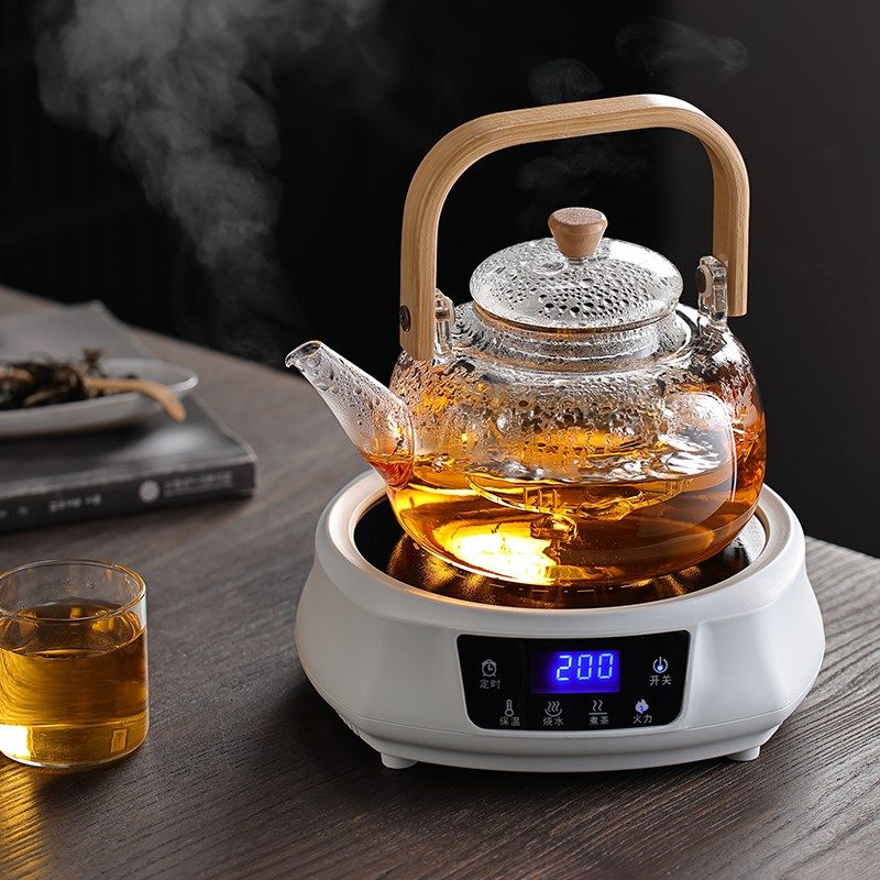 1200W电热炉家用小型电炉煮茶器咖啡摩卡壶加热炉调温炉电陶炉