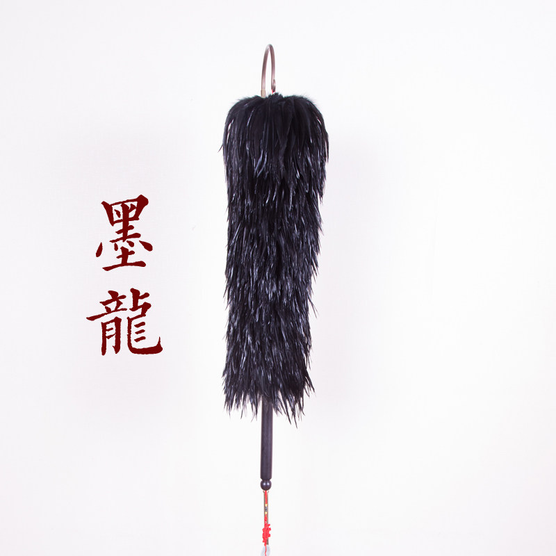 檀木中号多色鸡毛掸子津门蔡氏贡掸除尘掸子婚庆乔迁高档羽毛礼品