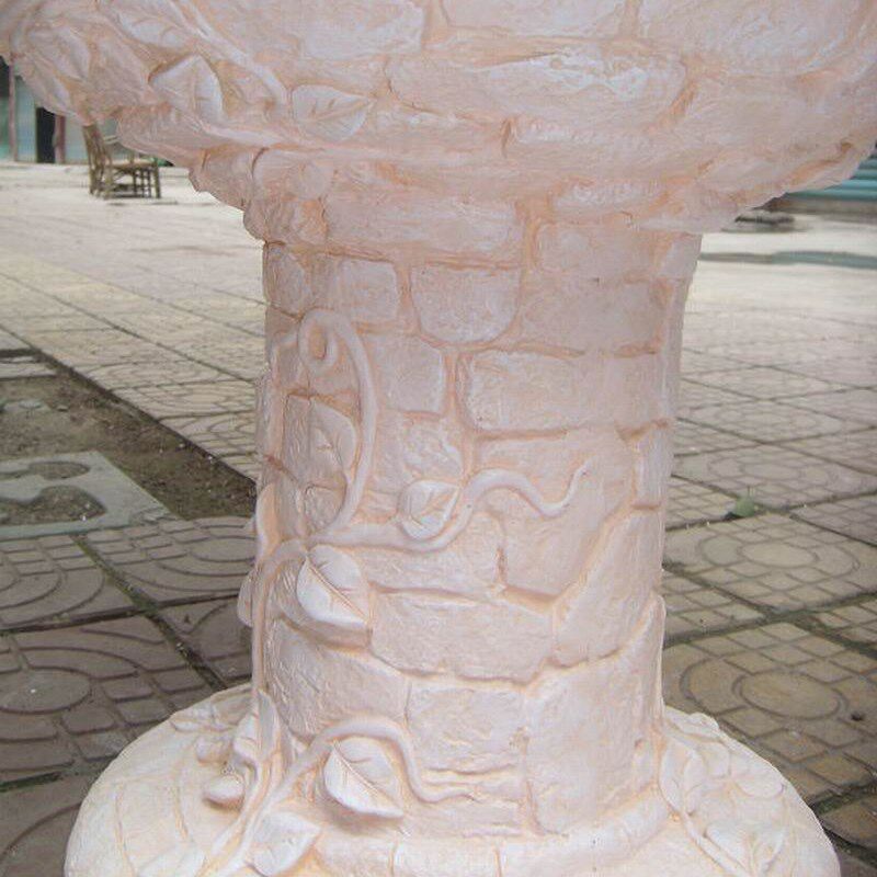 欧式复古绿植物花盆花园花器装饰工艺品仿砖雕塑特大落地摆件