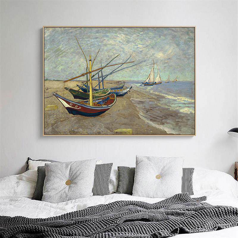 餐桌壁画名画装饰客厅沙发背景墙装饰画梵高油画餐厅挂画墙画欧式