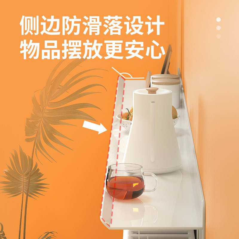暖气片上方置物架遮挡装饰防熏隔板家用防尘罩盖板老式遮丑挡板