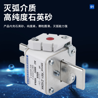 快速熔断器RSY-Z102NK660V300A400A500A600A700A陶瓷保险快熔芯片