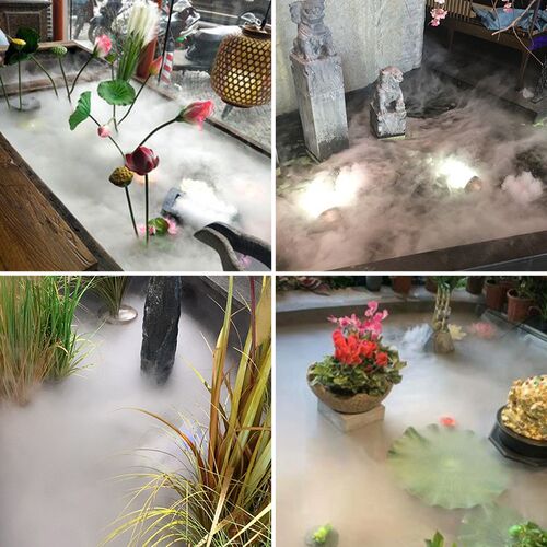 超声波雾化器大雾量雾化板水雾器水池假山鱼池水景喷雾造雾器24V