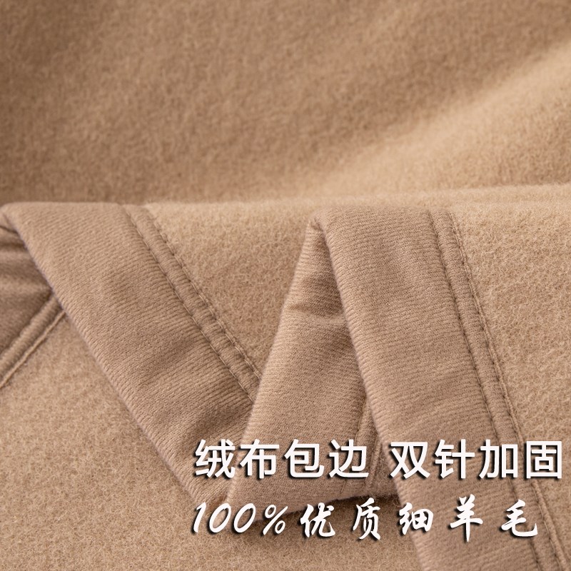 高端羊毛毯100纯羊毛盖被子午睡盖毯冬季羊驼绒加厚1.8米床垫毯
