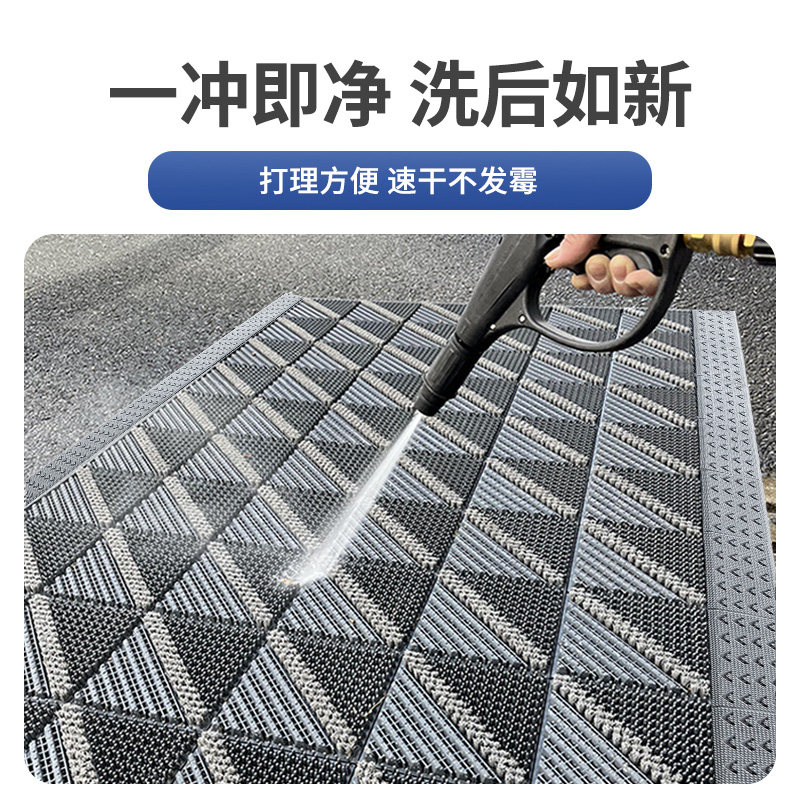 酒店大门口进门地垫室外防滑脚垫入户门塑料商用户外吸尘地毯家用
