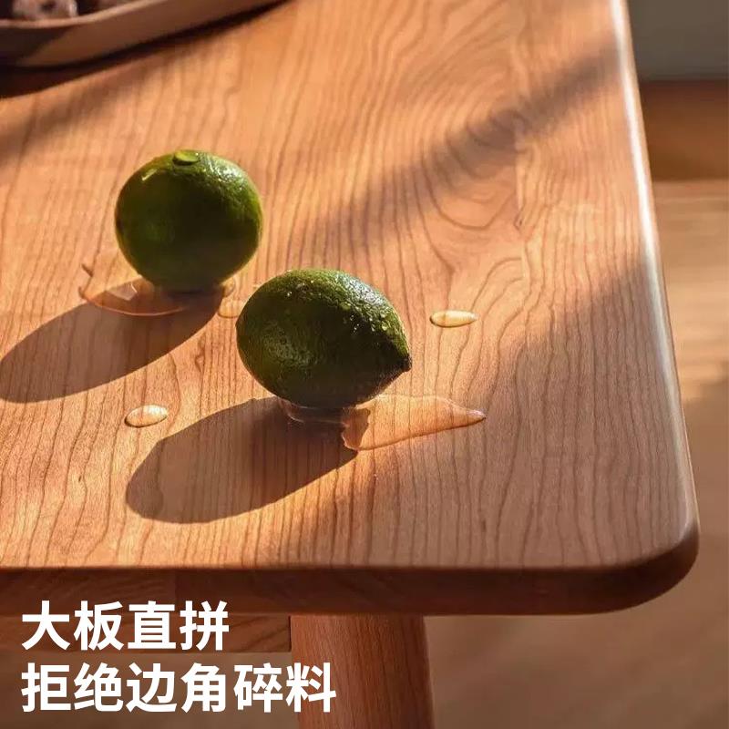 全实木书桌橡木电脑桌写字台儿童学习桌实木简约台式桌子榉木日式