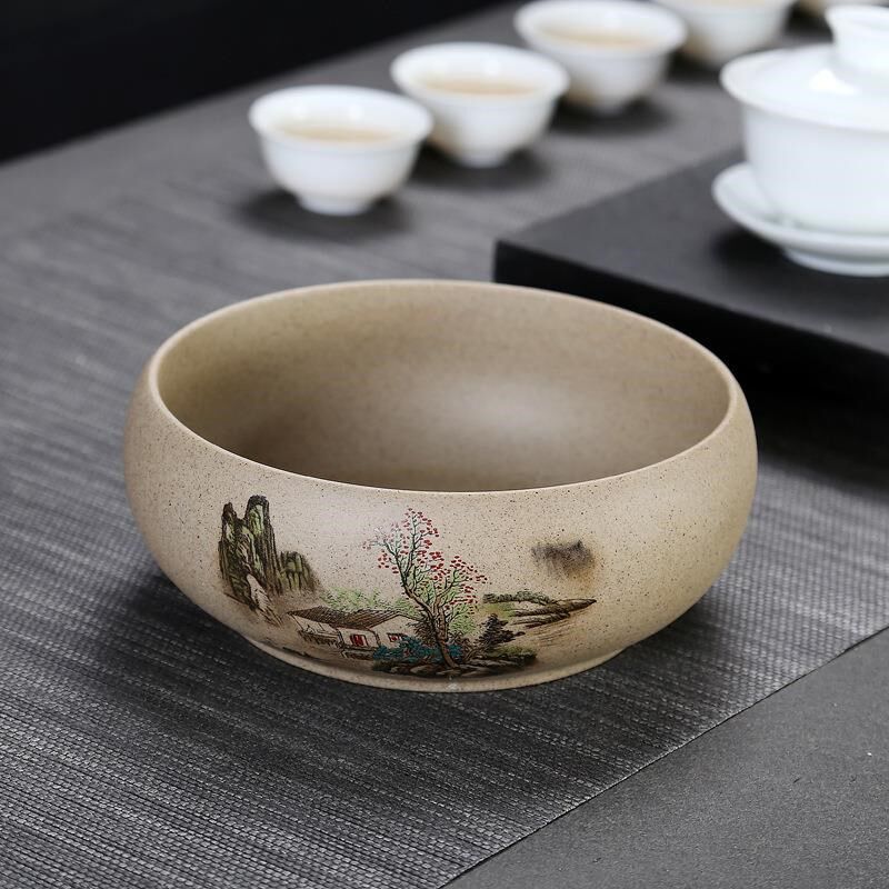 桌面垃圾桶餐桌上垃圾盒茶几上放的果皮碗家用客厅收纳小垃圾盘缸
