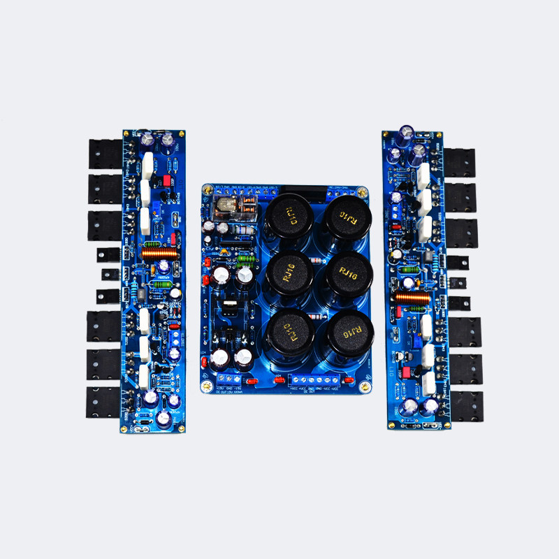 L10HiFi发烧级功放板 甲乙类300W纯后级家用车载功能电源板成品板
