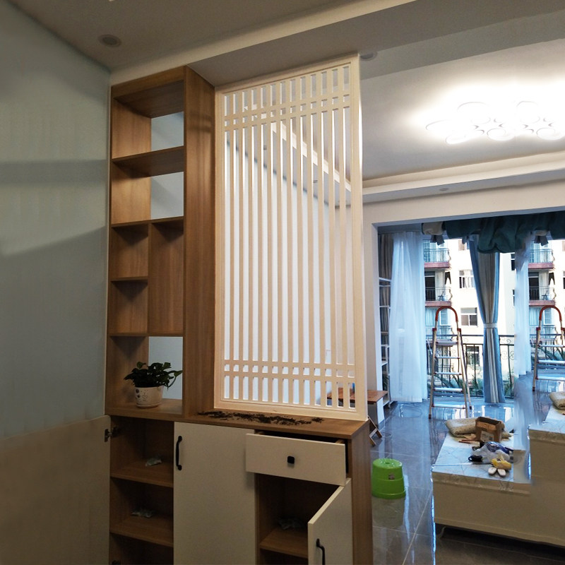 客厅屏风隔断花格PVC镂空雕花板背景墙格栅简约中式风欧式通花板