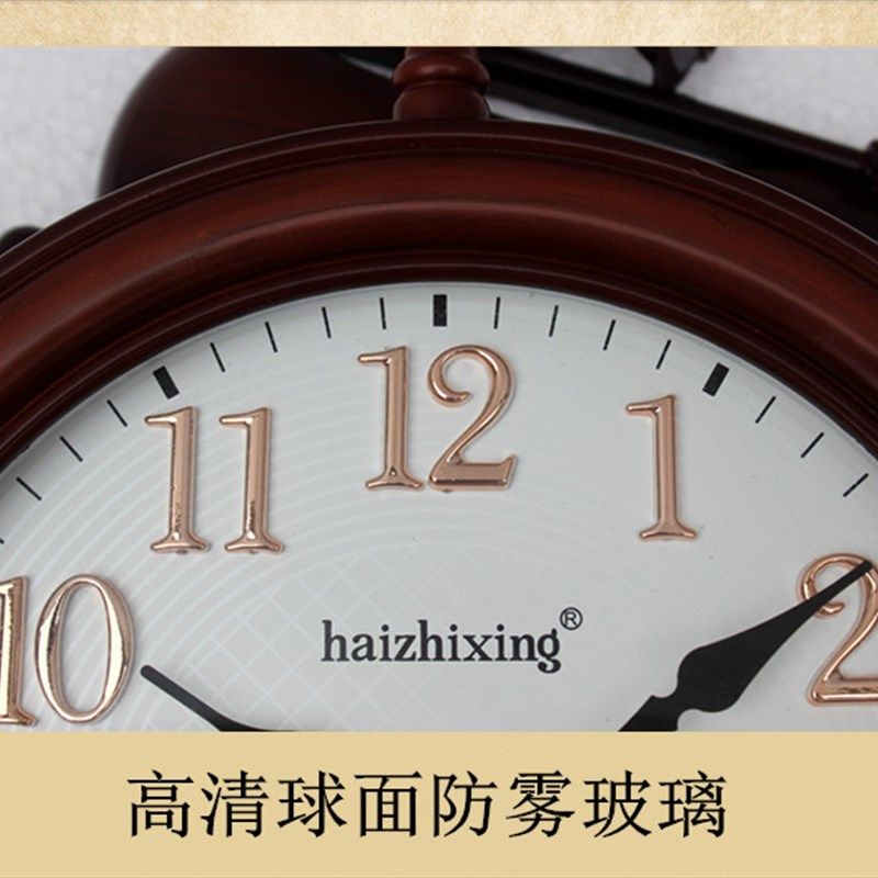 新款一帆风顺客厅座钟欧式帆船座钟摆件时尚简约钟表舵手台式时钟